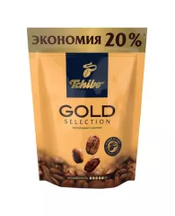 Кофе растворимый Tchibo Gold selection 150г сублимированный мягкая упаковка