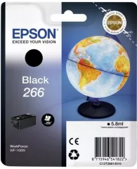 Картридж струйный Epson T266 C13T26614010 черный (250стр.) (5.8мл) для Epson WF-100W