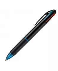 Ручка шариковая автомат Attache Luminate синяя/красная/черная/зеленая (толщина линии 0.5 мм)