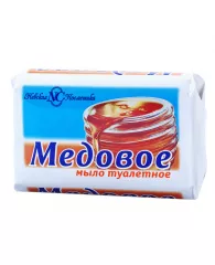 Мыло туалетное Невская Косметика "Медовое", бумажная обертка, 90г