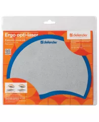 Коврик для мыши Defender пластиковый Ergo opti-laser синий