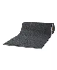 Коврик-дорожка ворсовый влаго-грязезащитный ЛАЙМА, 120х1500 см, толщина 7мм, черный