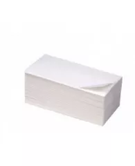 Полотенце бумажное V-сл.,мукулатурное, белое, 250л.
