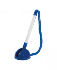 Ручка шариковая на пружинке цвет корпуса синий синяя