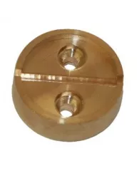 Плашка метал. на 1 печать, диаметр 29 мм латунь 2 шт/уп.