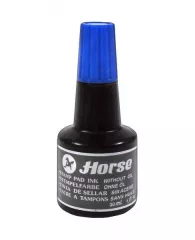Краска штемпельная Horse 30мл синяя