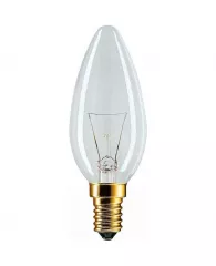 Лампа накаливания ASD B35 E14 40W свеча прозрачная