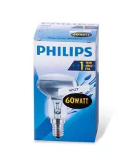 Лампа накаливания PHILIPS Spot R50 E14 30D, 60Вт, зерк., колба d-50мм, цоколь d-14мм, угол 30°