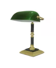 Светильник из мрамора GALANT (основание-зеленый мрамор с золотистой отделкой)