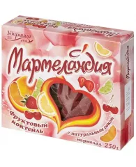 Мармелад Мармеландия фруктовый коктейль 250 г