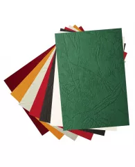 Обложки для переплета картонные Promega office зел.кожаА4,230г/м2,100шт/уп., шт