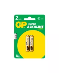 Батарейка GP Alkaline AAA 2шт/уп 1.5В LR03