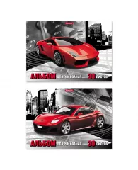 Альбом для рисования А4 30л Artberry Red car