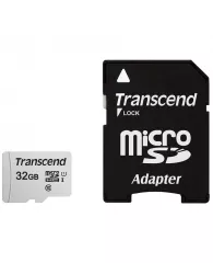 Карта памяти MicroSD 32GB TRANSCEND TS32GUSD300S-A Micro Class 10