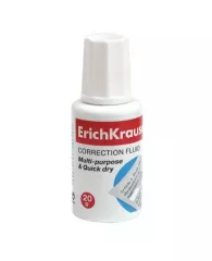 Жидкость корректирующая ErichKrause® Extra 20мл с кисточкой