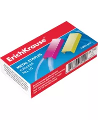 Скобы для степлера ErichKrause® N10 1000 шт цветные