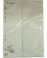 Разделитель листов ErichKrause® 31 лист, цифровой (1-31), A4 пластиковый