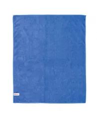 Тряпка для мытья пола, плотная микрофибра, 70х80 см, синяя, ЛАЙМА, 601250