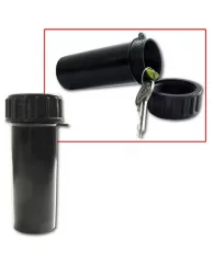 Пенал для хранения ключей пластиковый, длина 105 мм, диаметр 40 мм