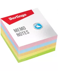 Блок для записи Berlingo "Standard", 9*9*4,5см, цветной