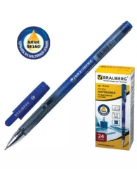 Ручка шариковая Brauberg Profi-Oil масл.осн немецкие чернила, корпус с печатью, 0,7 мм, синяя