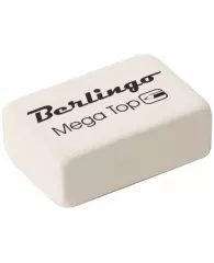 Ластик Berlingo "Mega Top", прямоугольный, натуральный каучук, 26*18*8мм