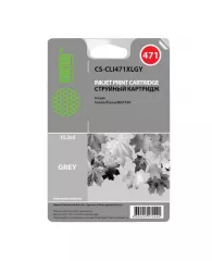 Картридж струйный CACTUS (CS-CLI471XLGY) для CANON PIXMA MG5740/6840/7740, серый