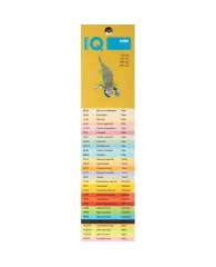 Бумага IQ "Color neon" А4, 80г/м2, 500л. (желтый неон)