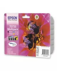 Картридж струйный Epson T0735 C13T10554A10 CMYK для St С79 (4шт/уп)