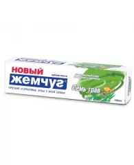 Зубная паста Новый Жемчуг "Семь трав", 100мл