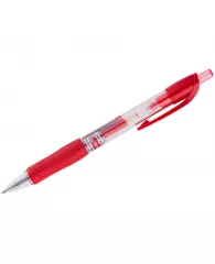 Ручка гелевая Crown CEO Jell красная автомат