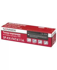 Тонер-картридж SONNEN (SP-KXFAT411A) для PANASONIC KX-MB1900/2000/2020/2030, ВЫСШЕЕ КАЧЕСТВО, ресурс