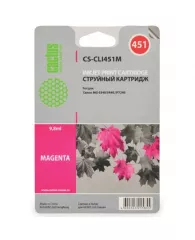 Картридж струйный CACTUS (CS-CLI451M) для CANON Pixma iP7240, пурпурный