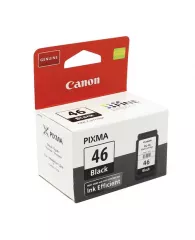 Картридж струйный CANON (PG-46) PIXMA E404/414/464/474/484/E3140, черный, оригинальный, ресурс 180 с