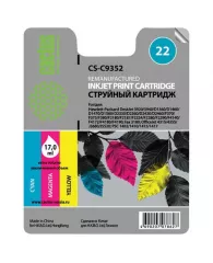 Картридж струйный CACTUS (CS-C9352) для HP Deskjet F2280/Officejet J3680, цветной