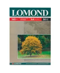 Фотобумага А4 для стр. принтеров Lomond, 160г/м2 (50л) гл.одн.0102055