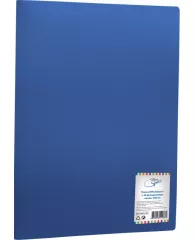 Папка с 30 прозрачными карманами OffiseSpace синяя