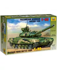 Модель для сборки Российский основной боевой танк Т-90 масштаб 1:72
