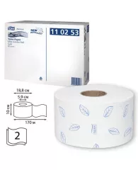 Туалетная бумага 170м, Tork КОМПЛЕКТ 12шт, Premium, 2-сл, белая(диспенсер 600164)