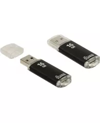 Внешний накопитель Flash USB-Drive 16Gb Smart Buy V-Cut черный SB16GBVC-K