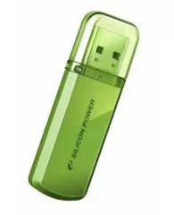 Внешний накопитель Flash USB-Drive 32Gb Silicon Power Helios 101 SP032GBUF2101V1N, зеленый (USB2.0)