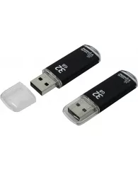 Внешний накопитель Flash USB-Drive 32Gb Smart Buy V-Cut черный SB32GBVC-K