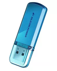 Внешний накопитель Flash USB-Drive 8Gb Silicon Power Helios 101 SP008GBUF2101V1B, голубой (USB2.0)