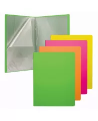 Папка с 40 прозрачными карманами ErichKrause® Neon