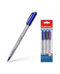 Ручка шариковая ErichKrause® Ultra Glide U-11 3 шт/уп (синий, черный, фиолетовый)