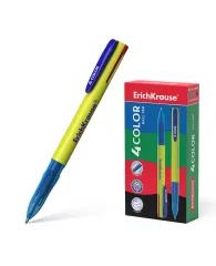 Ручка шариковая ErichKrause® Multicolor автомат 4-х цветная