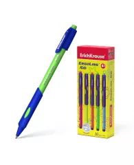 Ручка шариковая ErichKrause® Ultra Glide Technology ErgoLine Kids синяя, 0,7мм, грип