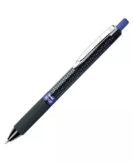 Ручка гелевая автоматическая с грипом PENTEL (Япония) "Oh!Gel", СИНЯЯ, узел 0,7 мм, линия письма 0,3