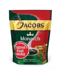 Кофе растворимый Jacobs Monarch Intense 150 г сублимированный мягкая упаковка