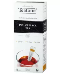 Чай Teatone черный с бергамотом в металл.стике 15шт/уп. 743